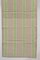 Kaemingk 55" x 15.75" Naturelle et Terreuse Brown, White and Green Striped Table Runner